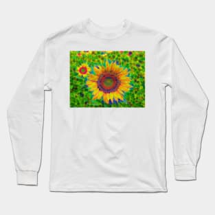Sunflower field Long Sleeve T-Shirt